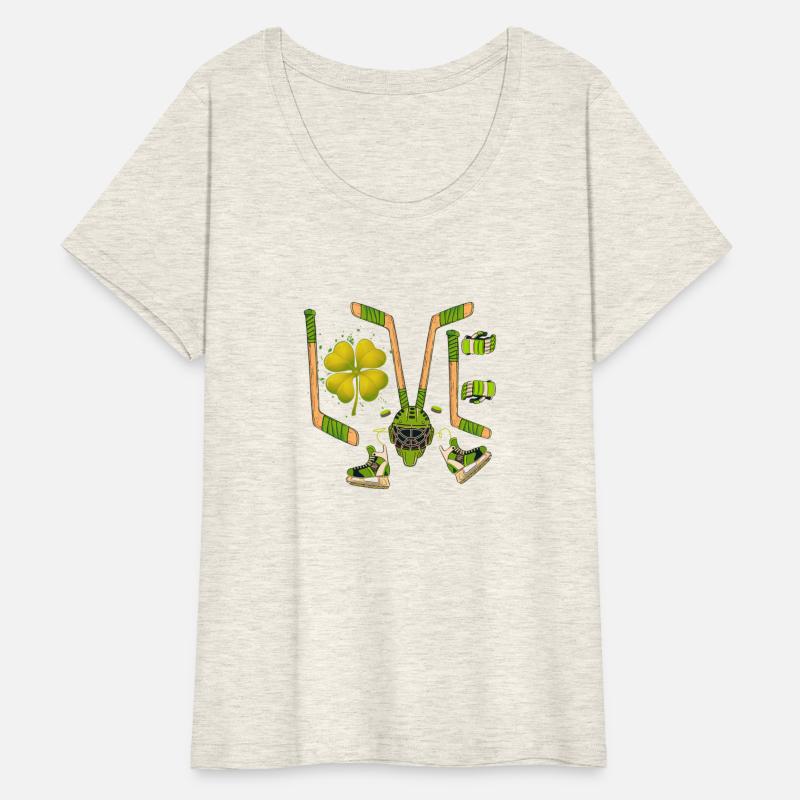 Ice Hockey St Patricks Day Love Cute Boys Girls Go