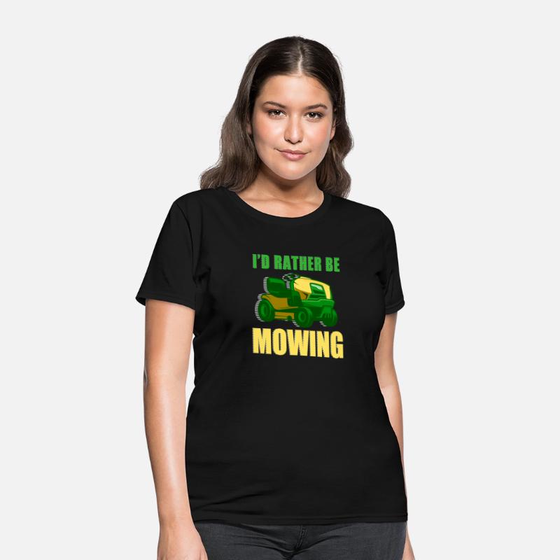 Id Rather Be Mowing Mow Your Lawn Funny Meme