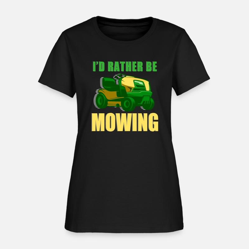 Id Rather Be Mowing Mow Your Lawn Funny Meme