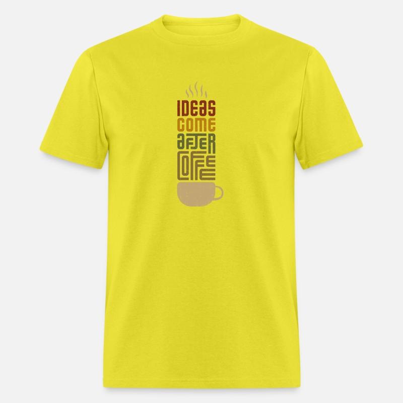 Ideas Come After Coffee Retro Caffeine Addict Cafe