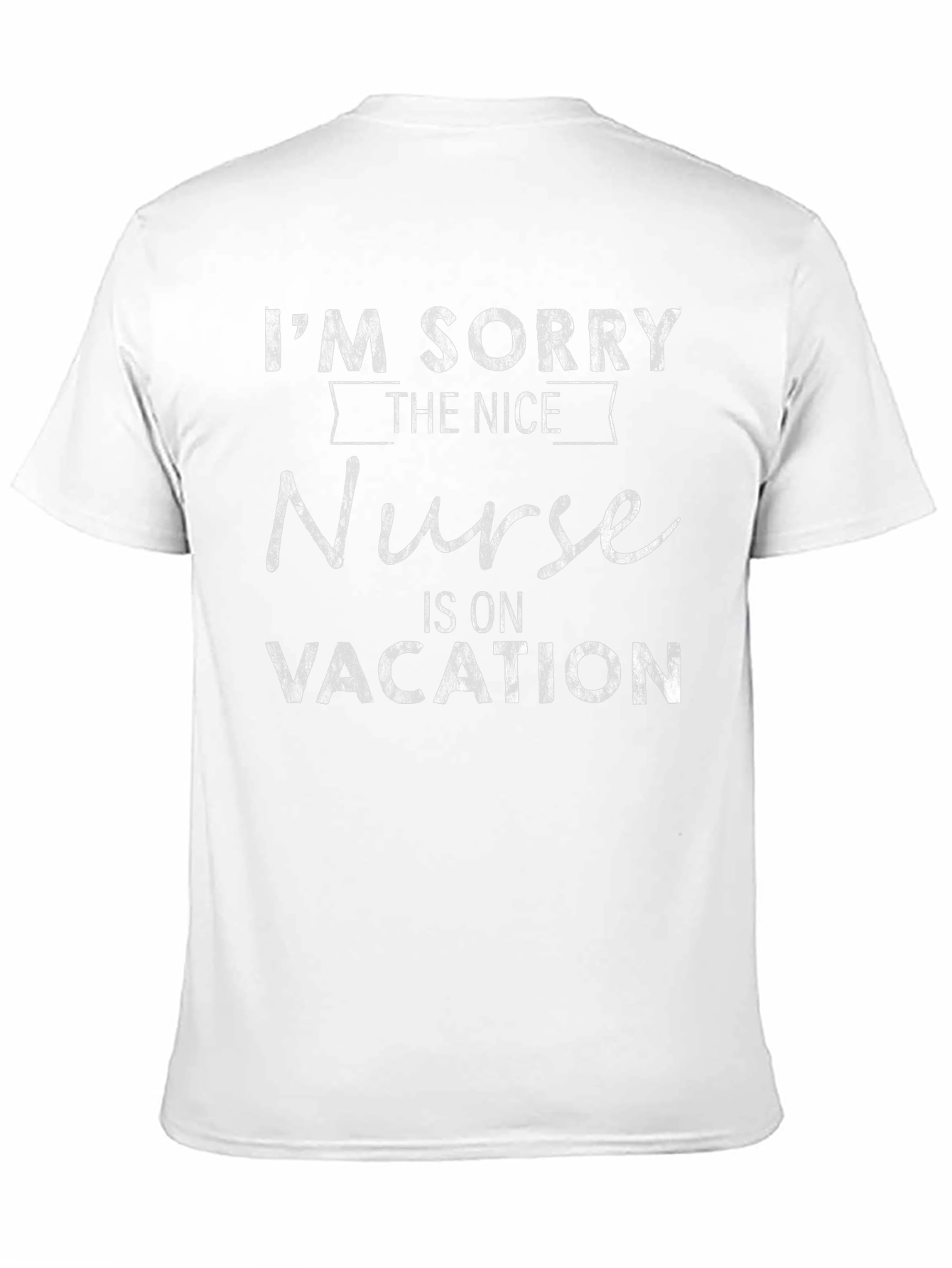 Funny Nurse On Vacation Graphic T-Shirt