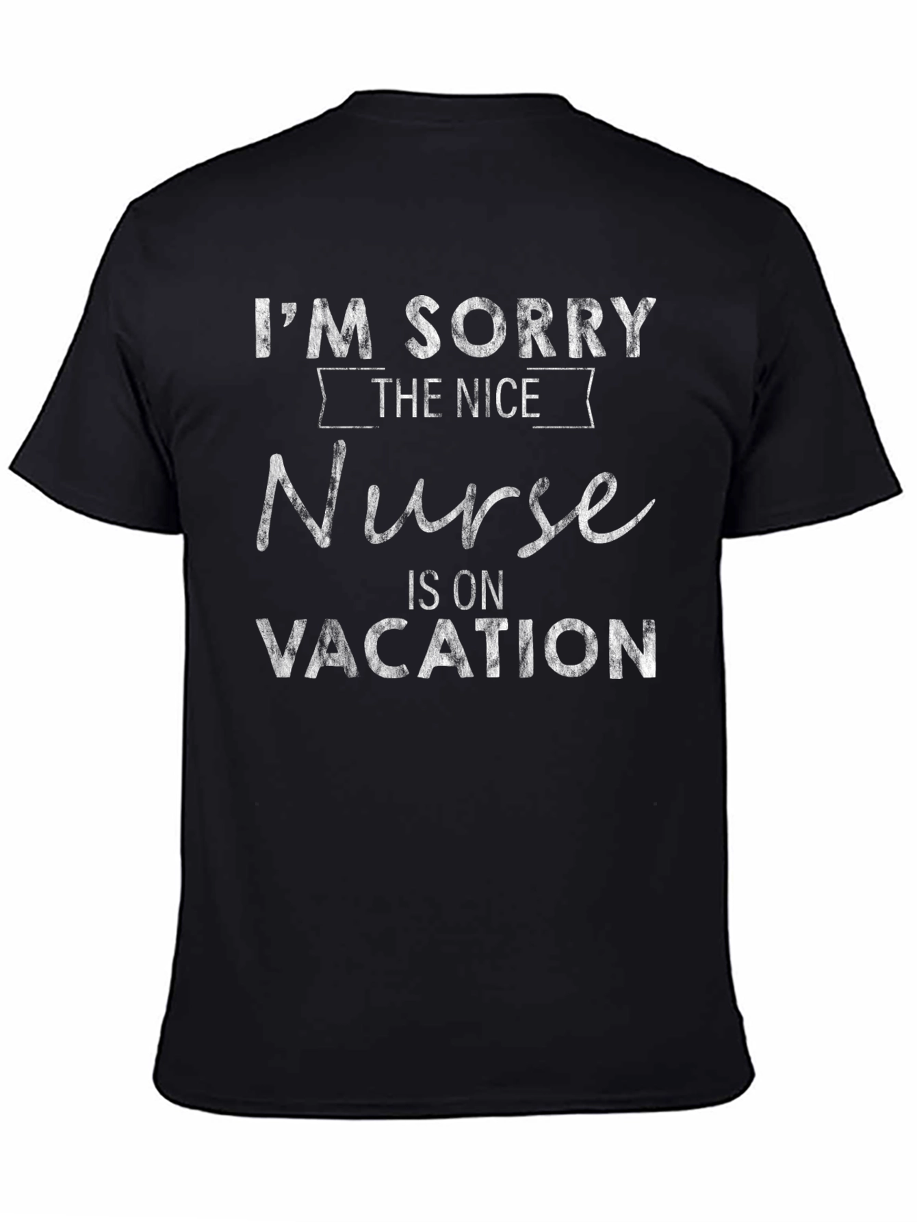 Funny Nurse On Vacation Graphic T-Shirt