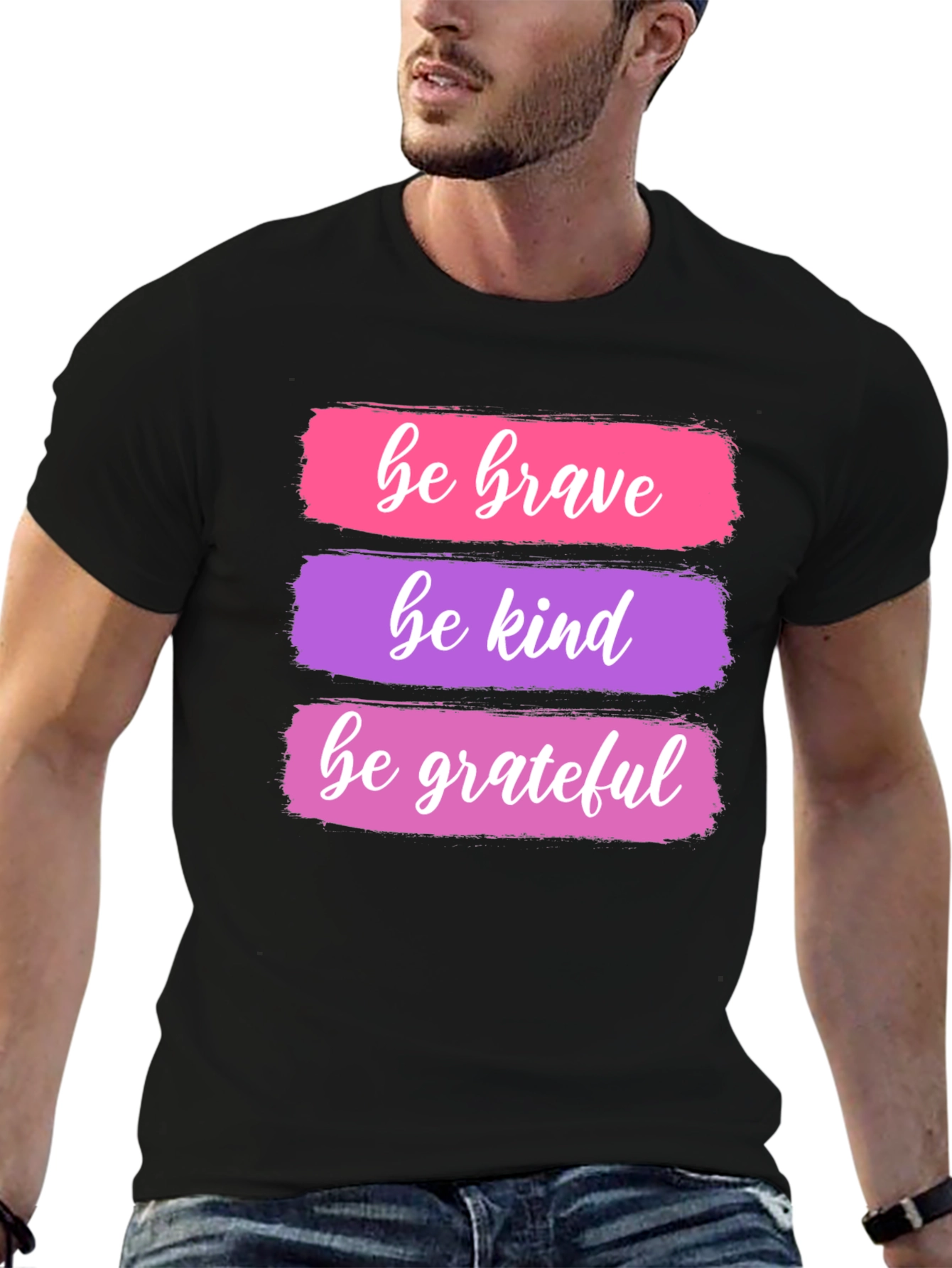Be Brave Kind Grateful T-Shirt