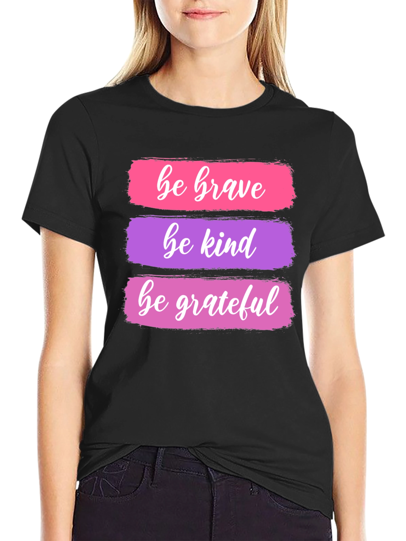 Be Brave Kind Grateful T-Shirt