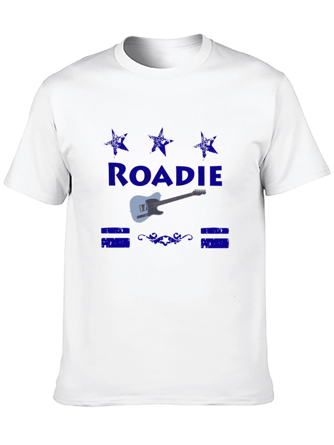 Roadie Guitar T-Shirt - Classic Crew Neck Tee
