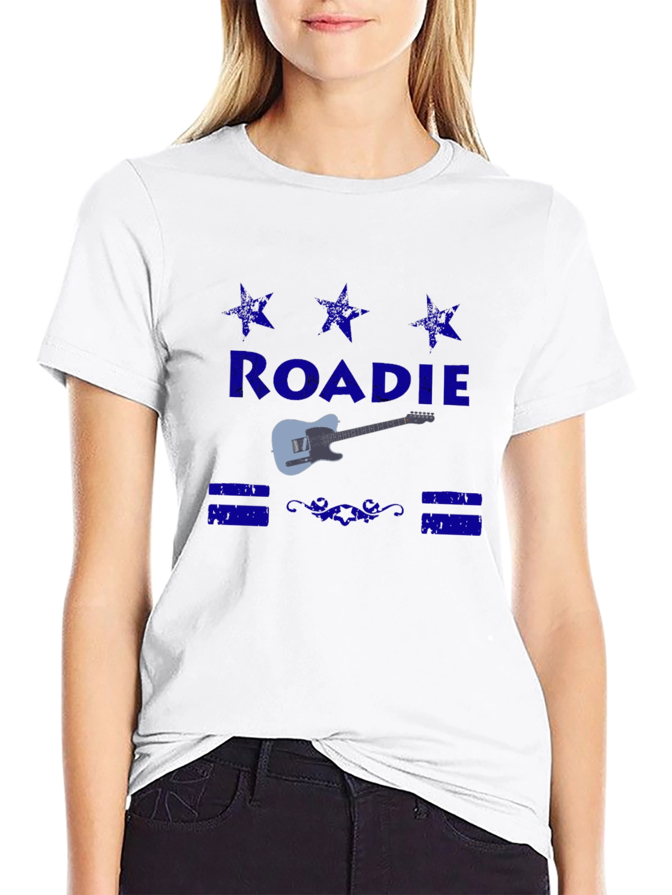 Roadie Guitar T-Shirt - Classic Crew Neck Tee