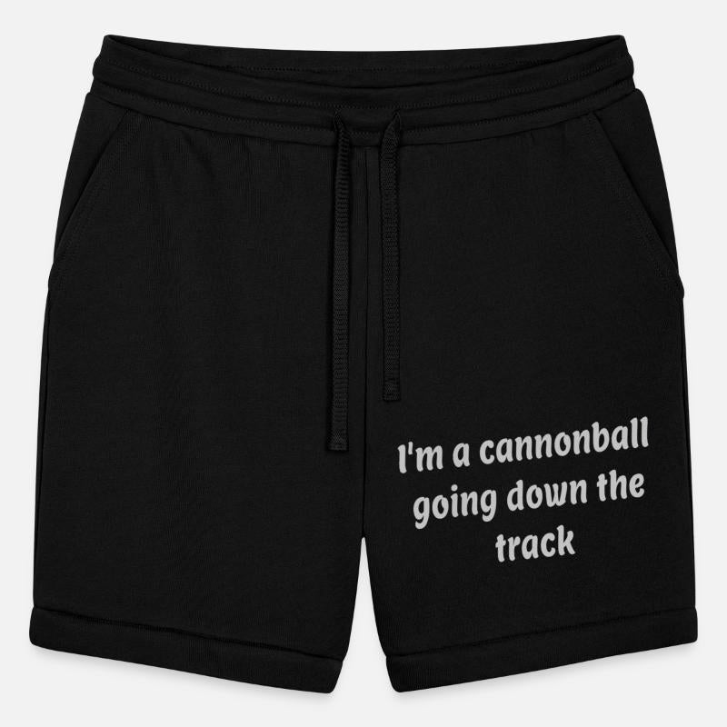 I'm a cannonball going down the track