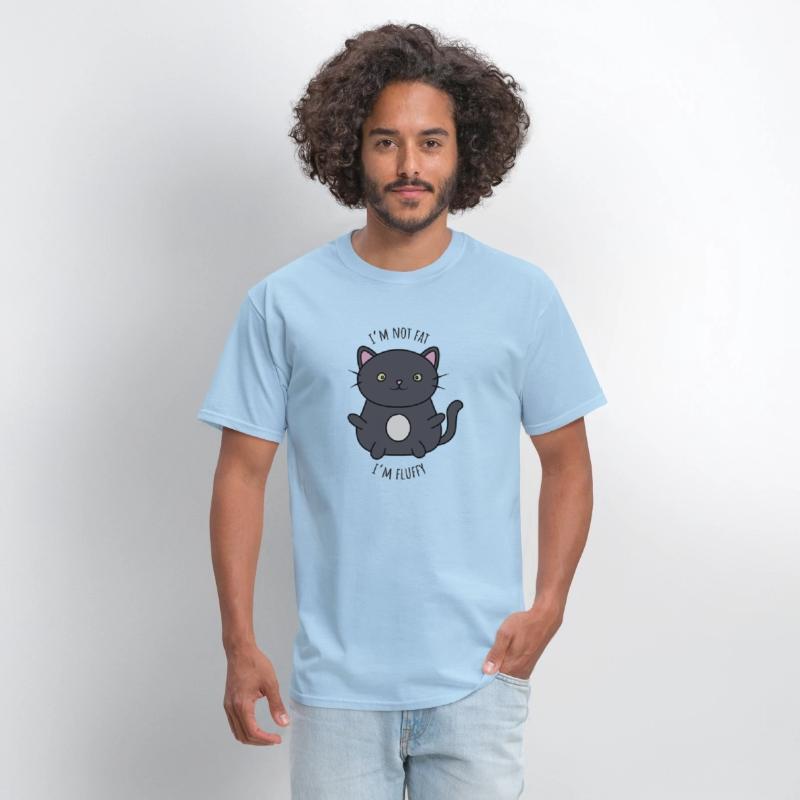 Im not fat Im fluffy Cute fat cat Classic T Shirt