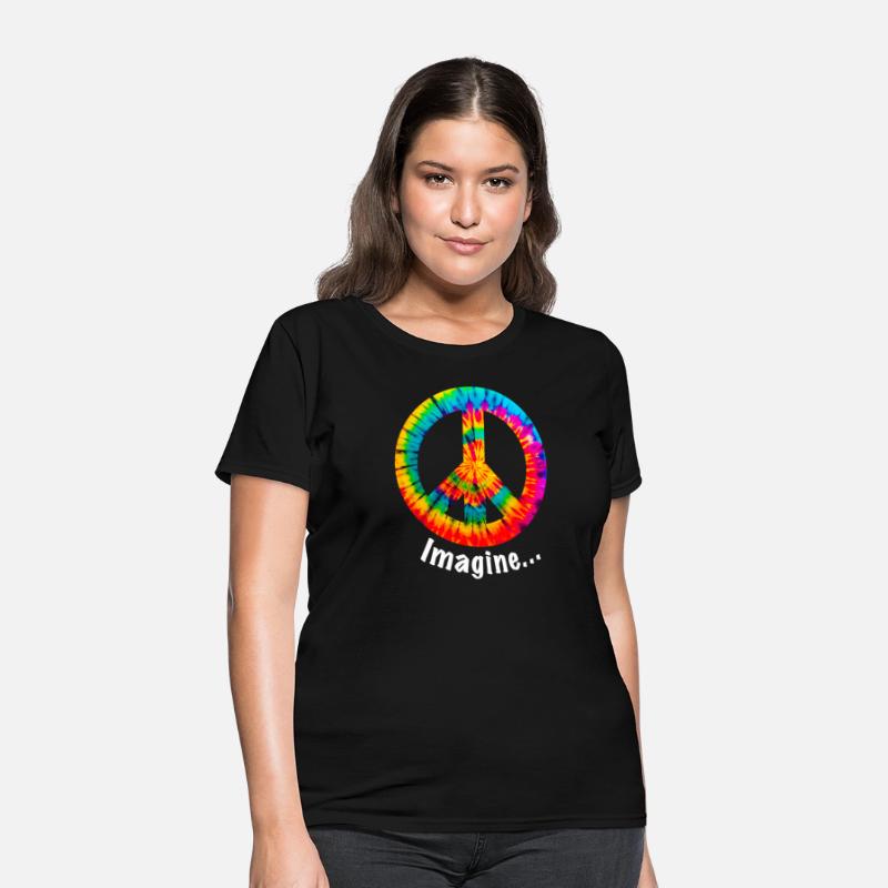 Imagine A World At Peace Hippy Peace Sign