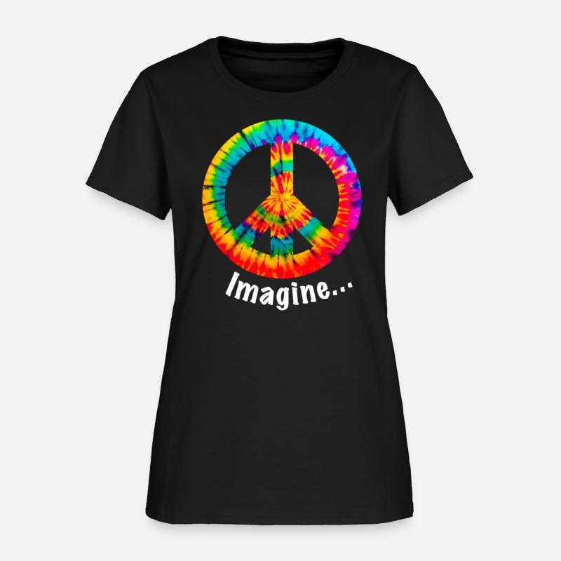 Imagine A World At Peace Hippy Peace Sign