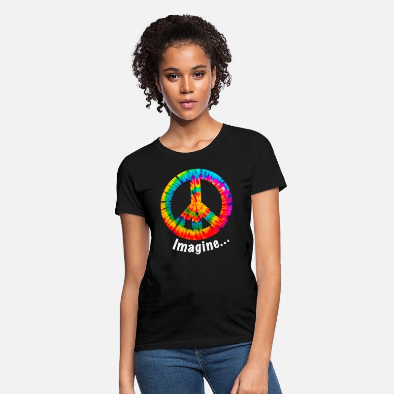 Imagine A World At Peace Hippy Peace Sign