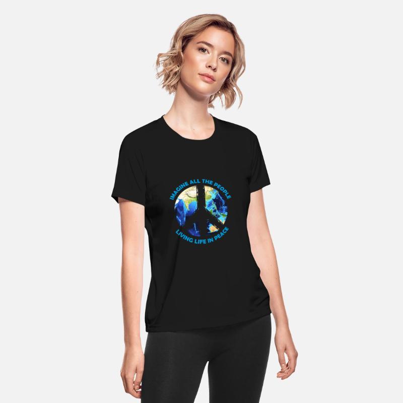 Imagine all the people living life in peace Design