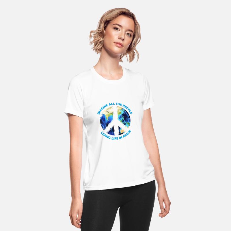 Imagine all the people living life in peace Design