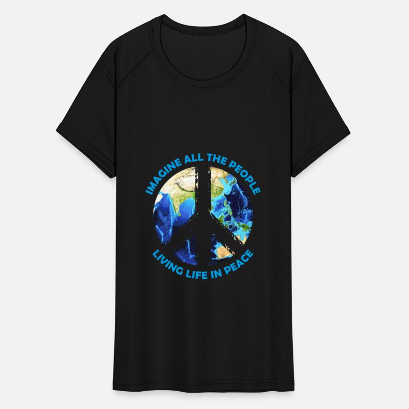 Imagine all the people living life in peace Design