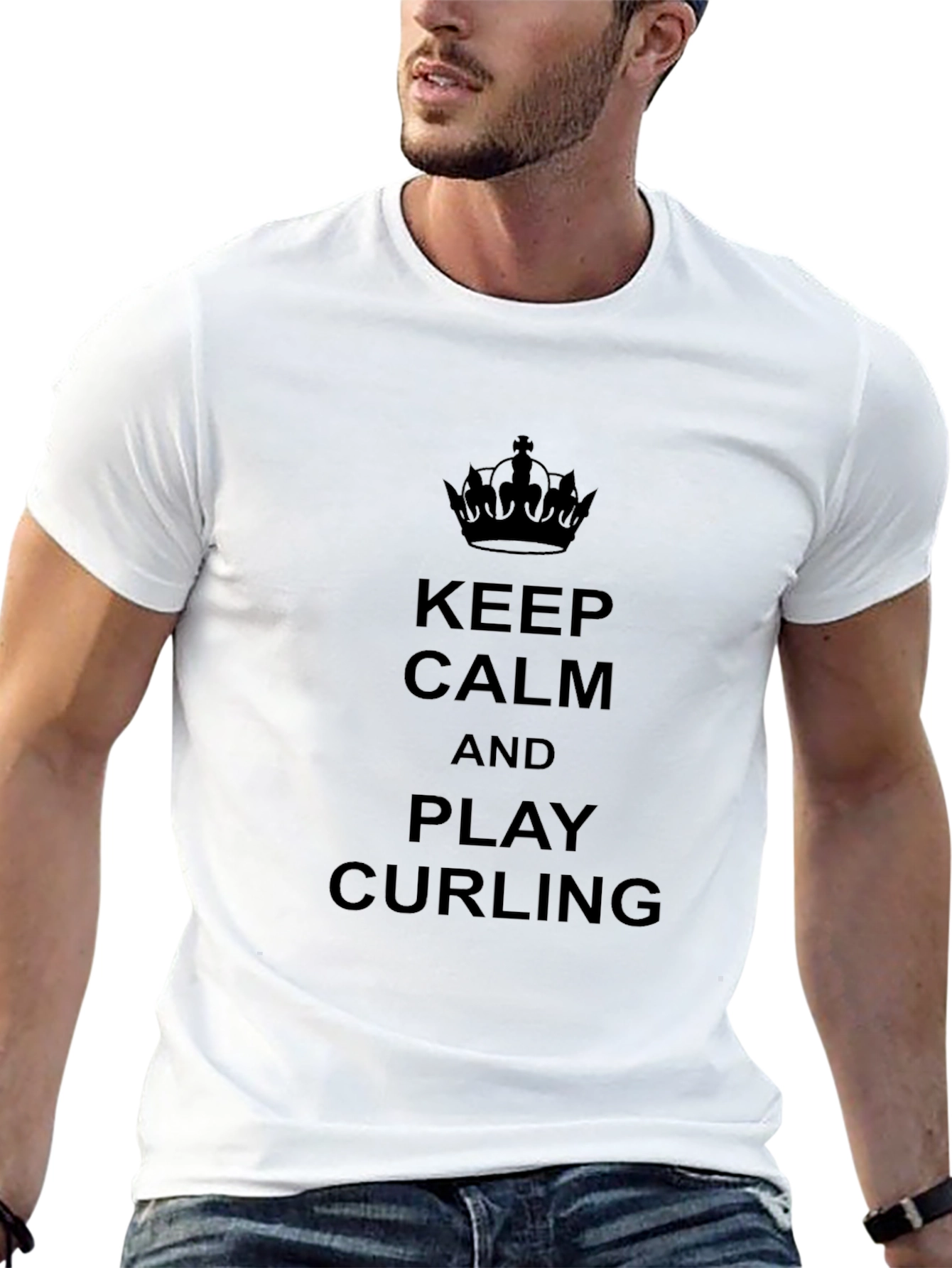 Keep Calm and Play Curling T-Shirt