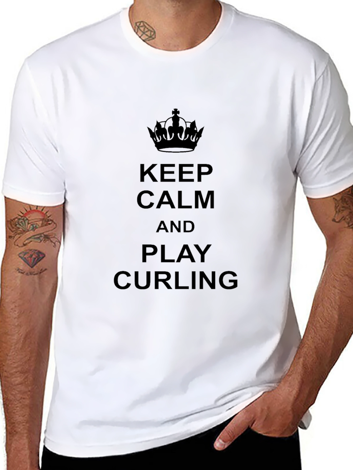 Keep Calm and Play Curling T-Shirt