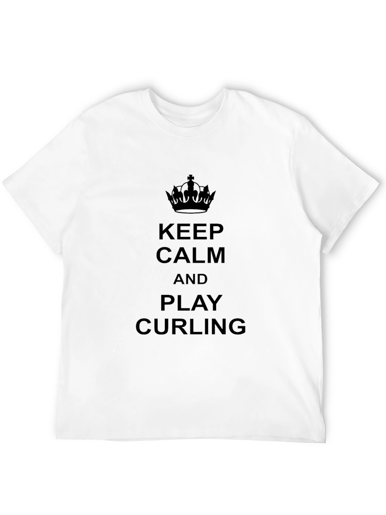 Keep Calm and Play Curling T-Shirt
