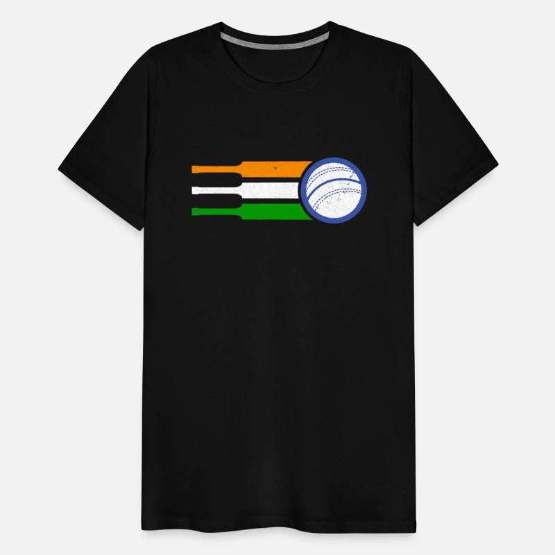 India Cricket Team Tshirt Indian Cricket Fan Flag