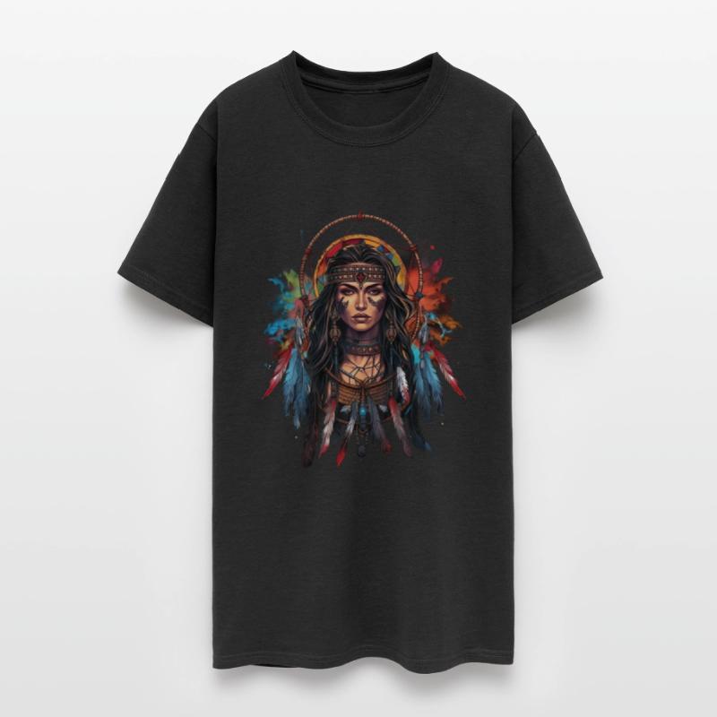 Indian Woman Spirit Dream Catcher for a Native
