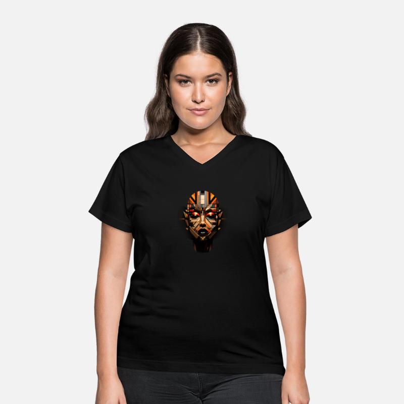 International Womens Day Woman Face Geometric