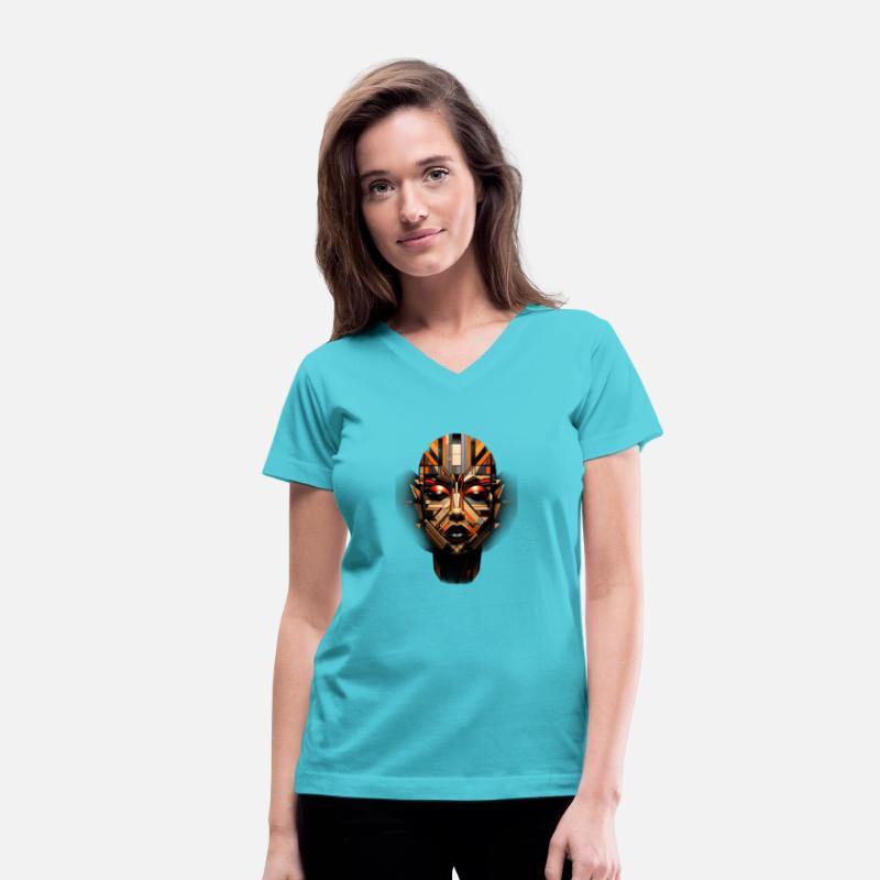 International Womens Day Woman Face Geometric