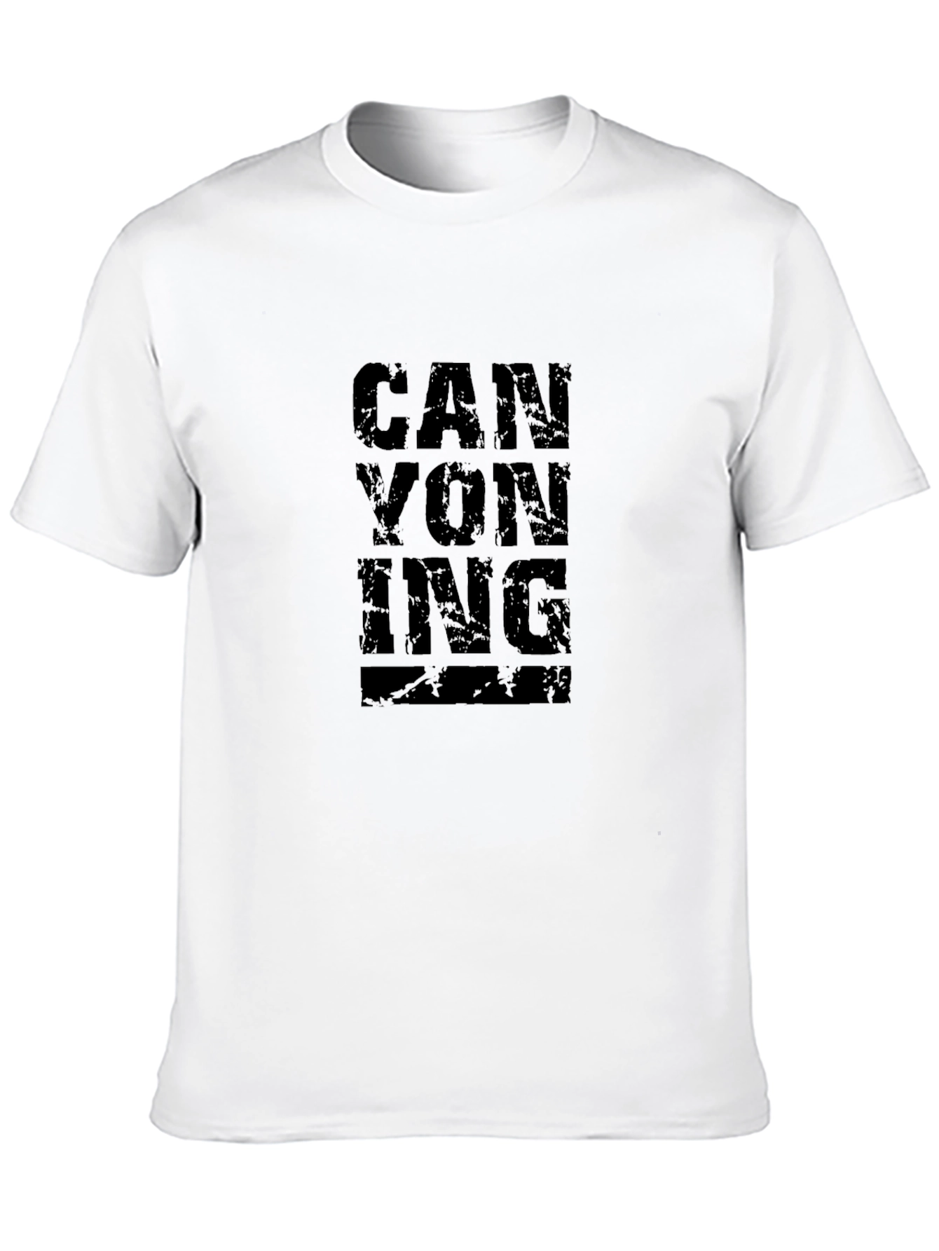 Canyoning Graphic Tee - Black Adventure T-Shirt