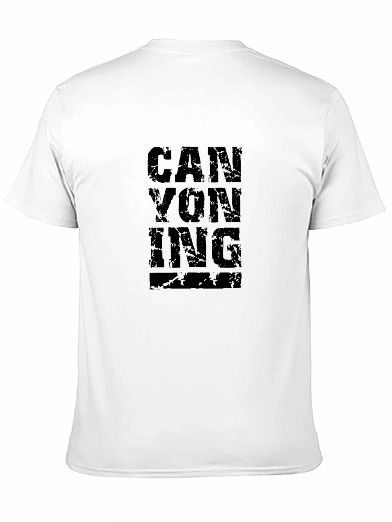 Canyoning Graphic Tee - Black Adventure T-Shirt