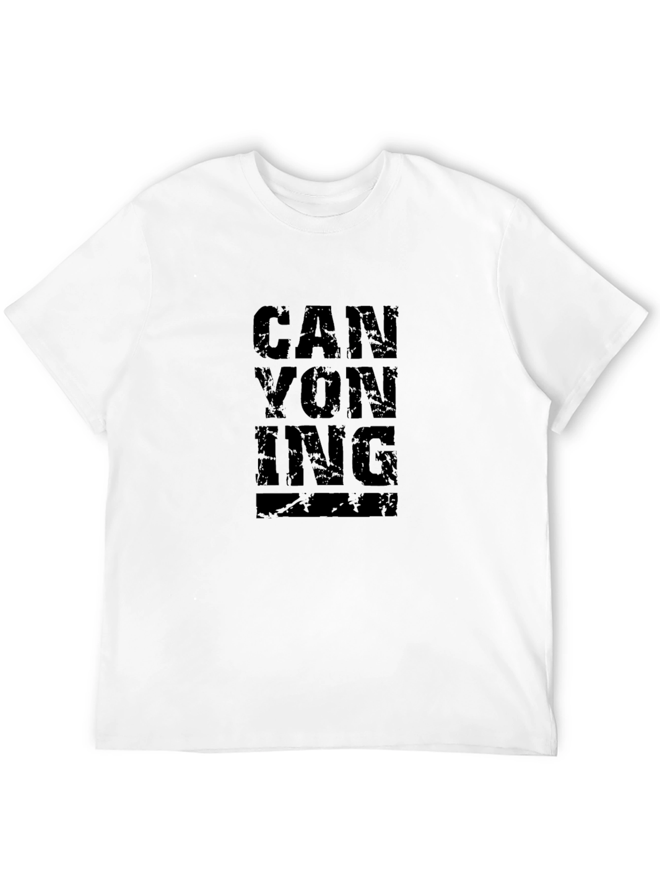 Canyoning Graphic Tee - Black Adventure T-Shirt