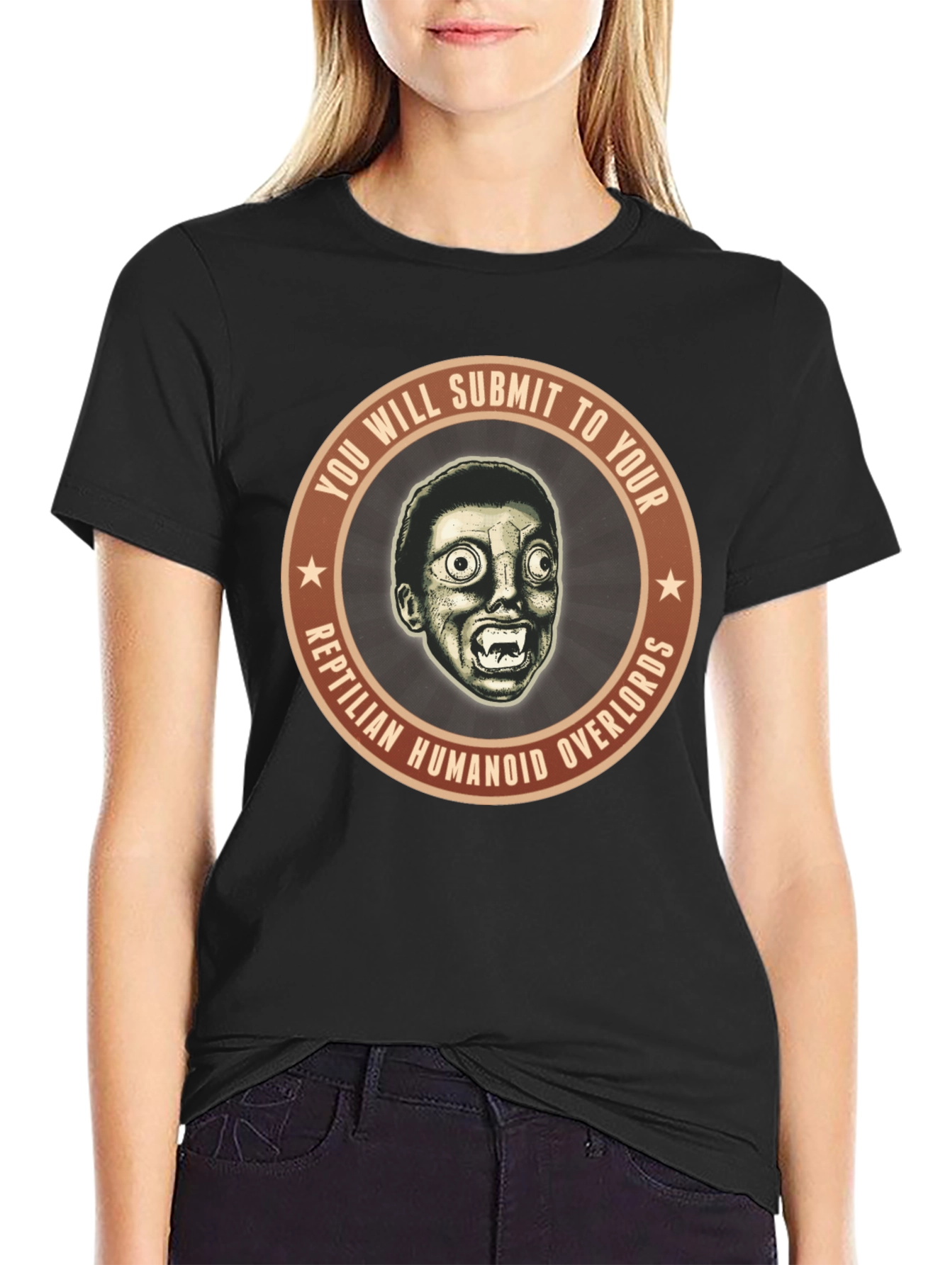 Reptilian Overlords Graphic T-Shirt