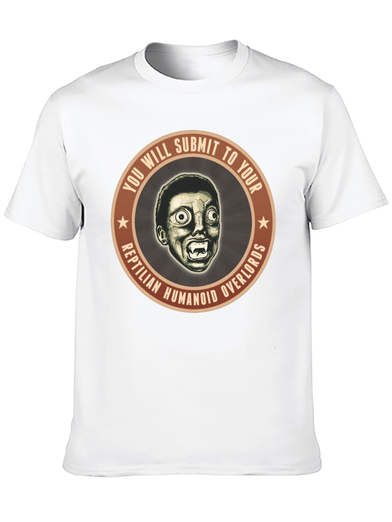 Reptilian Overlords Graphic T-Shirt