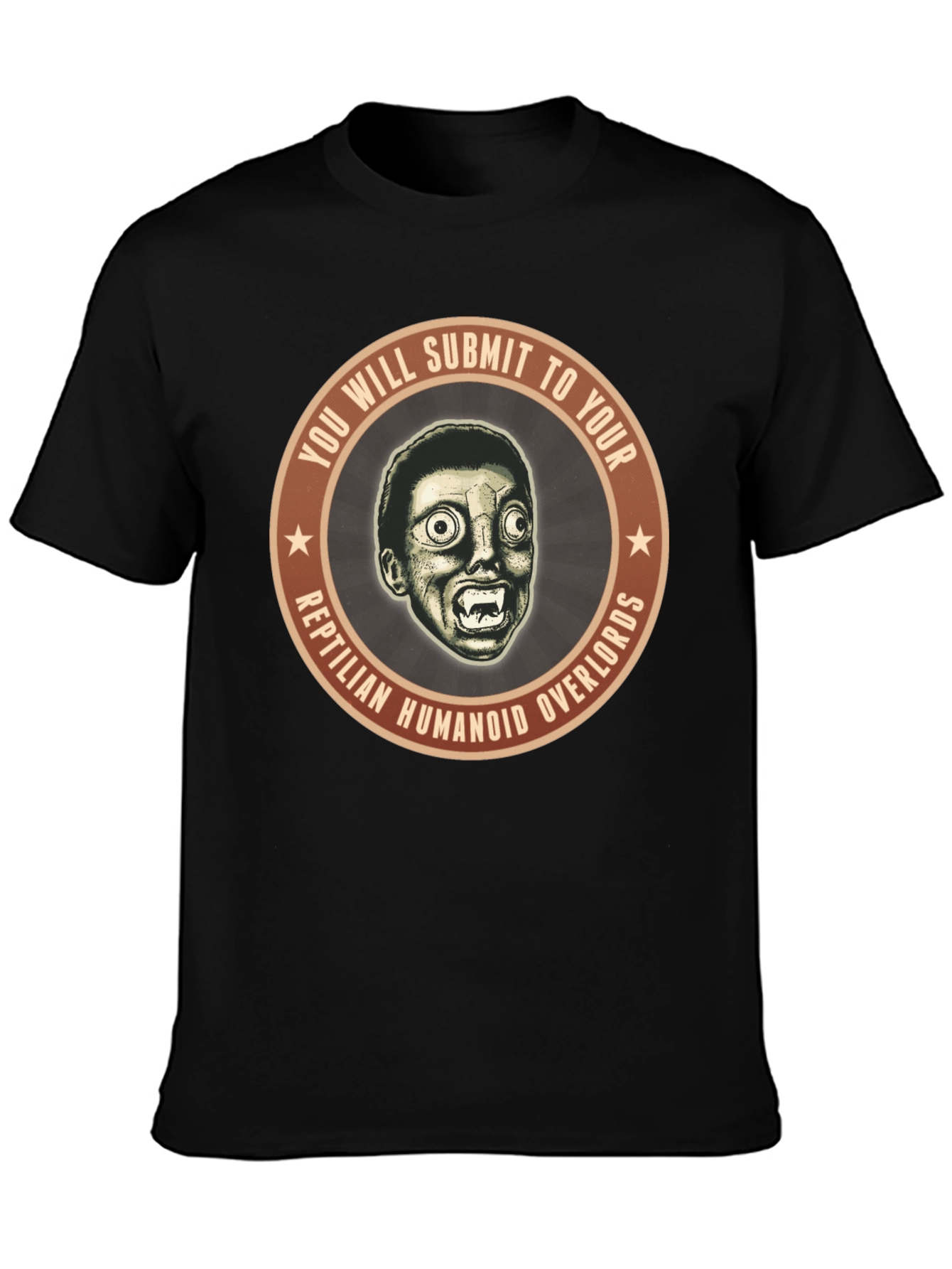 Reptilian Overlords Graphic T-Shirt