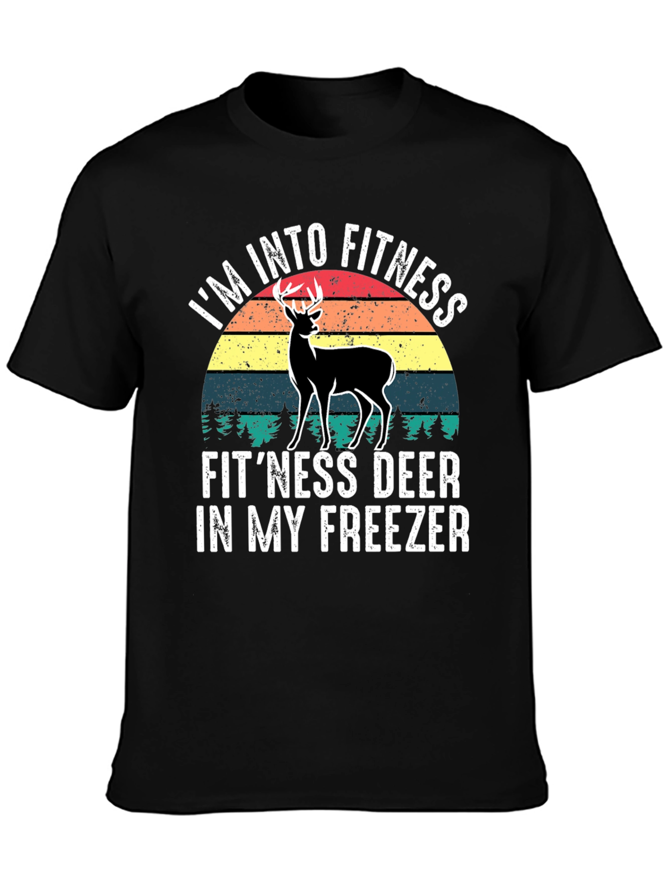 Fitness Deer T-Shirt - Funny Hunting Tee