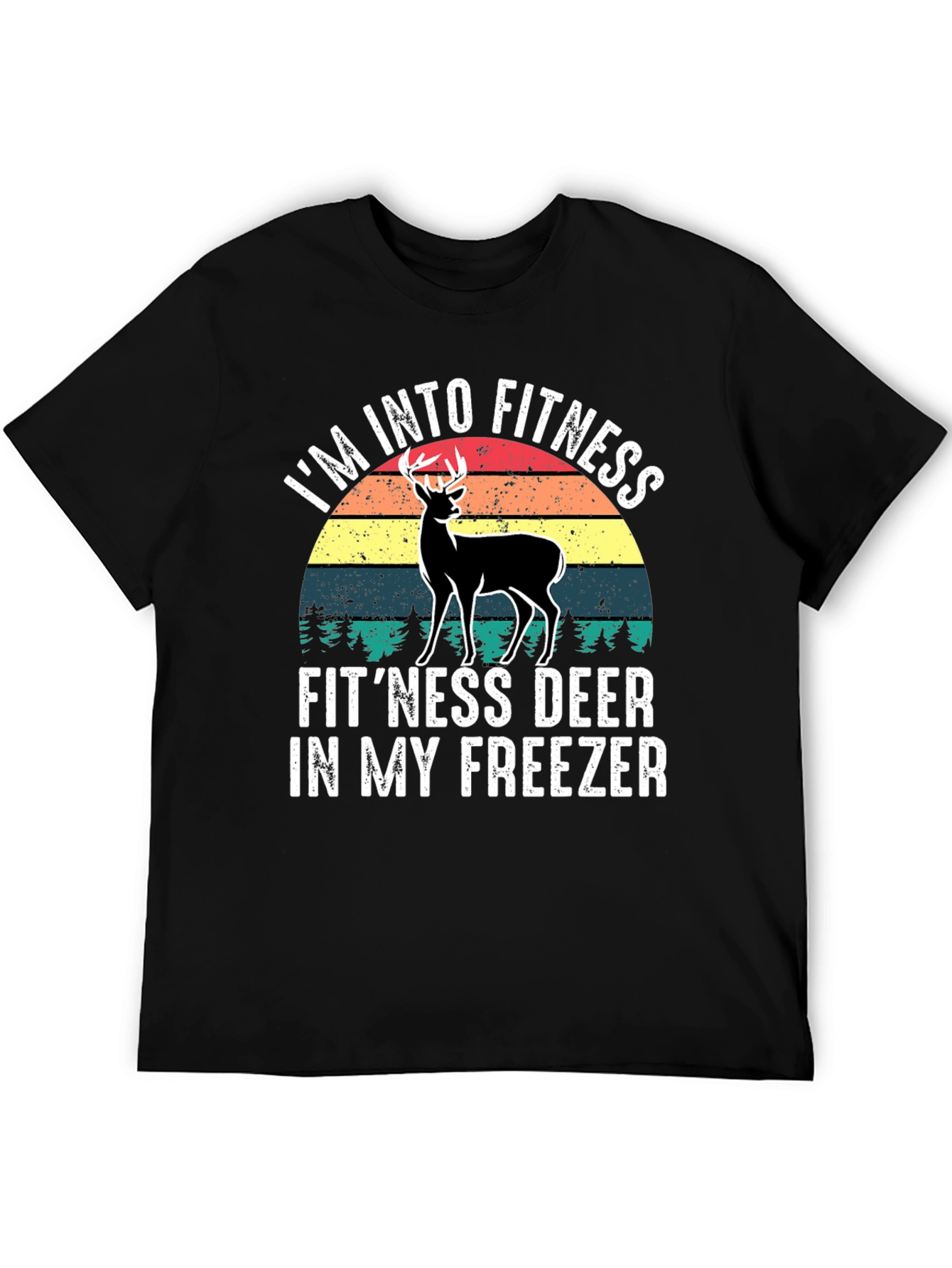 Fitness Deer T-Shirt - Funny Hunting Tee