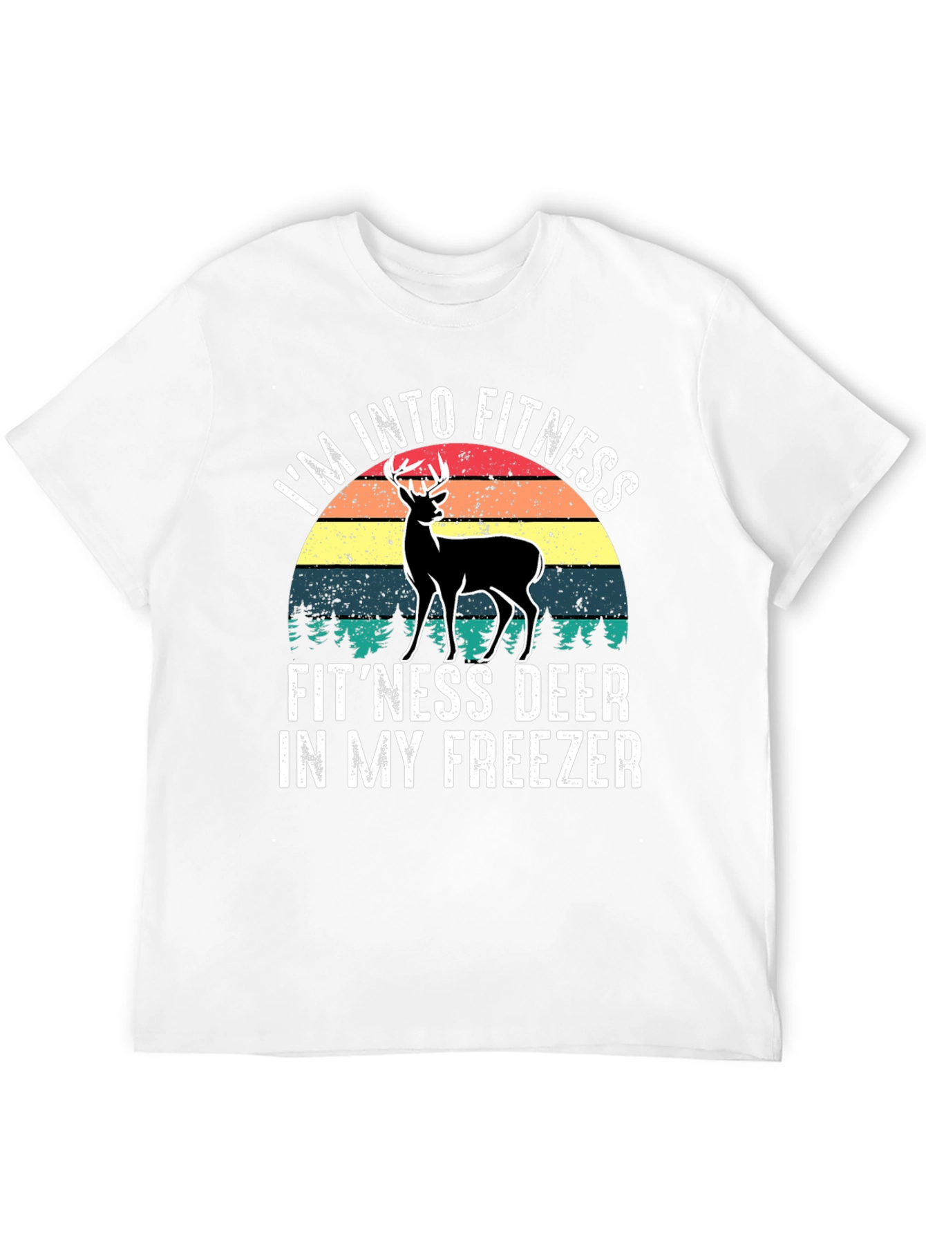 Fitness Deer T-Shirt - Funny Hunting Tee