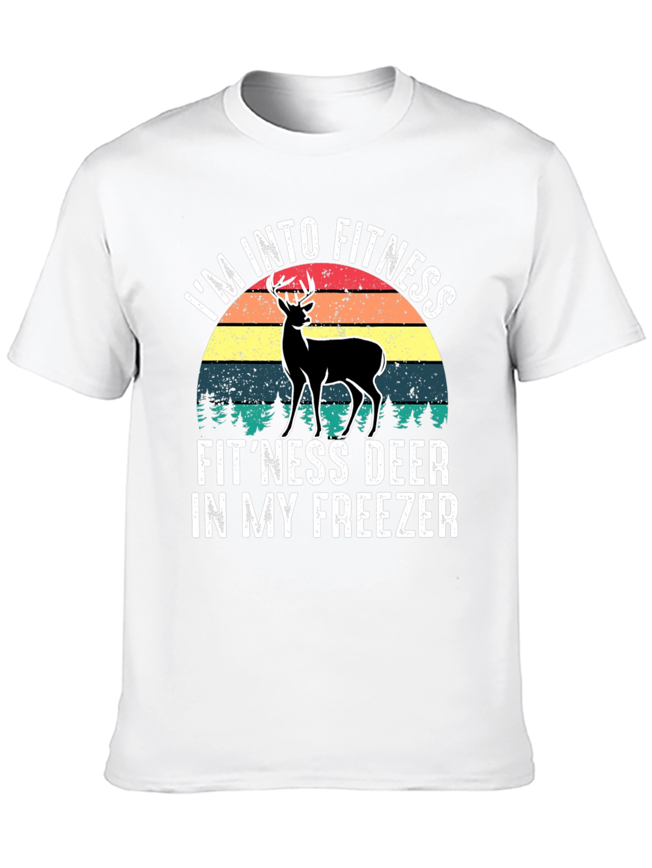 Fitness Deer T-Shirt - Funny Hunting Tee