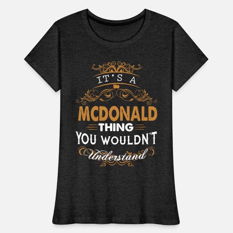 It's a mcdonald thing you wouldn't understand
