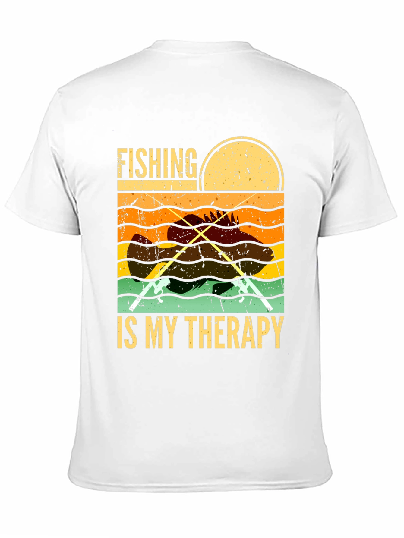Fishing is My Therapy Graphic T-Shirt