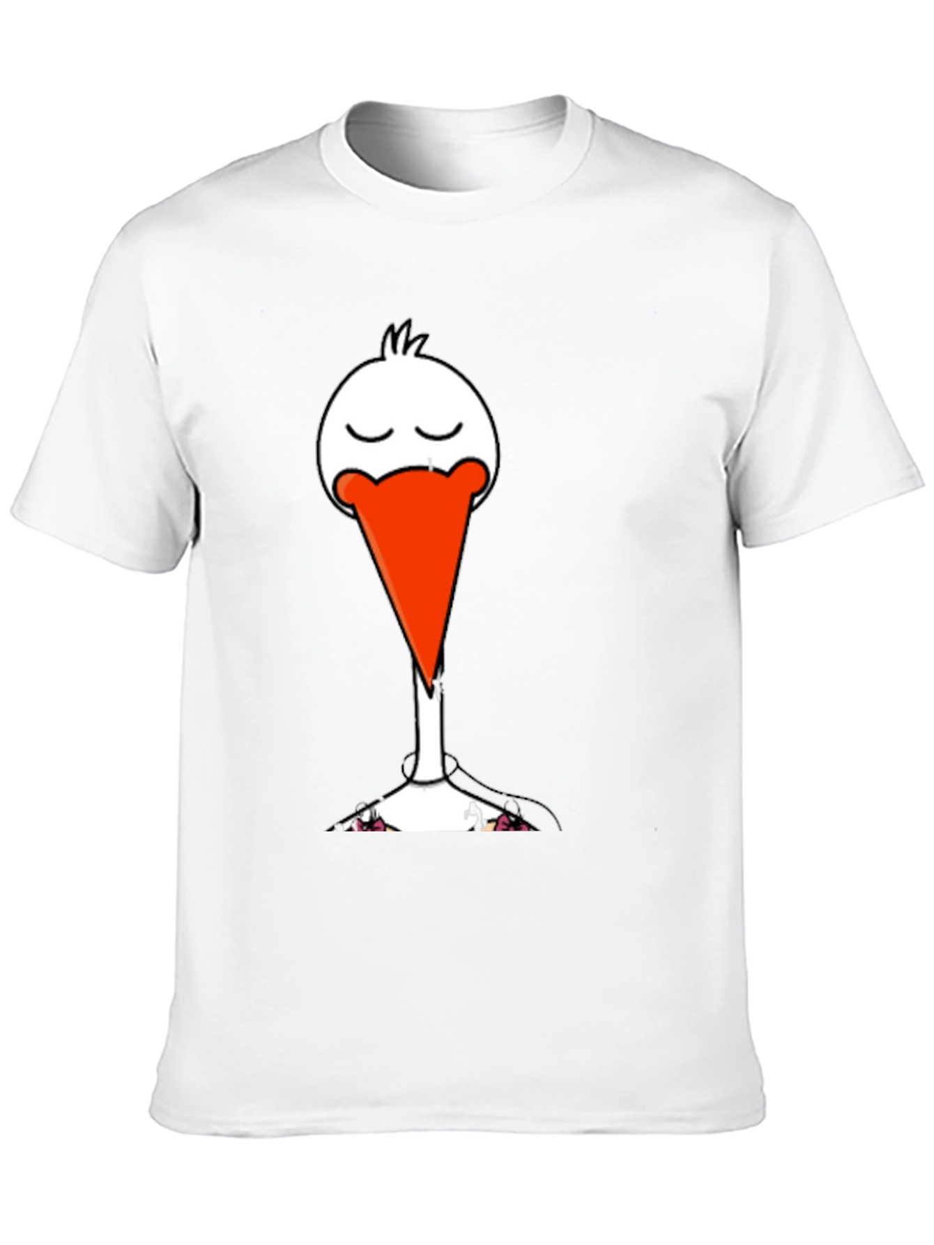 Funny Goose T-Shirt - Quirky Cartoon Bird Tee
