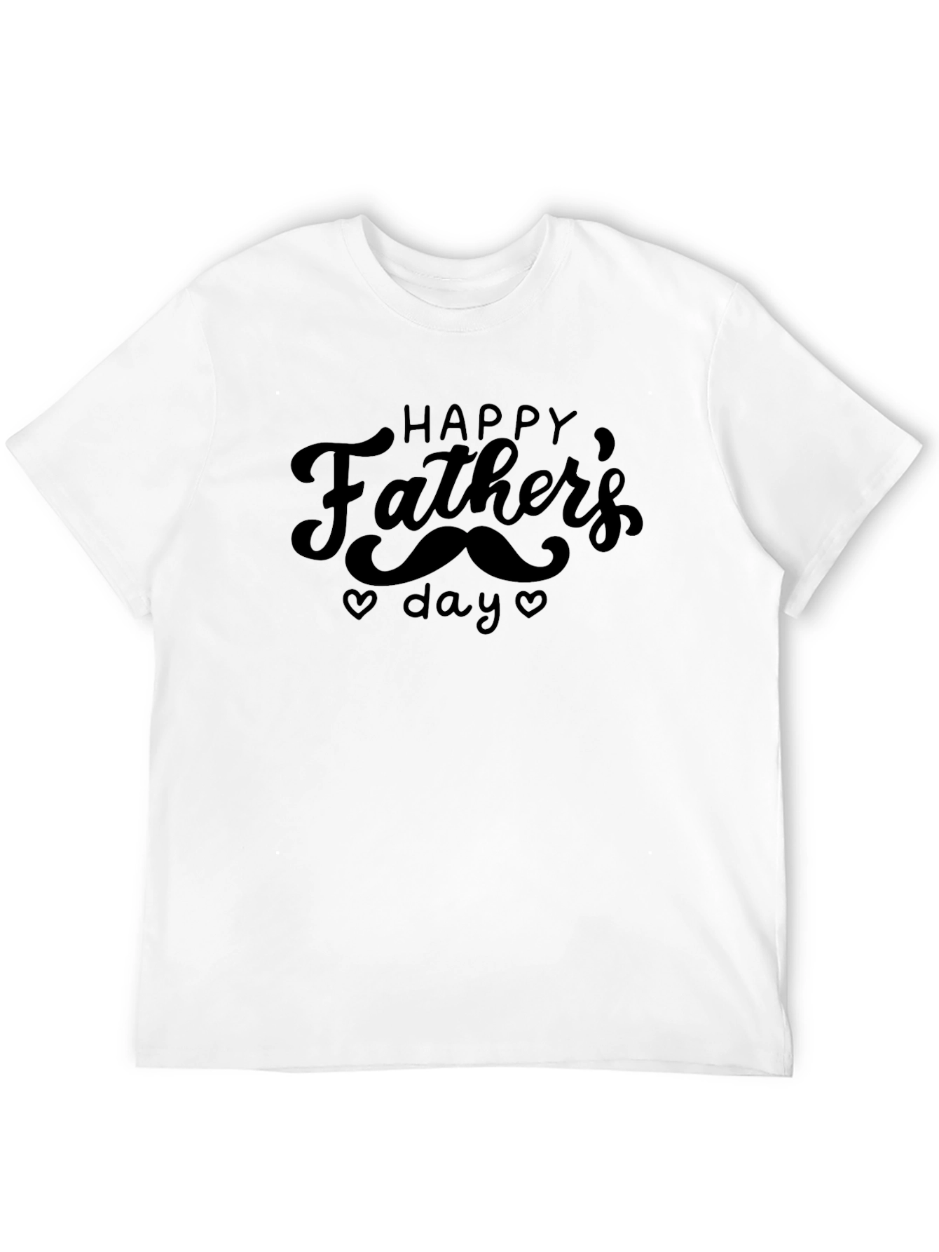 Happy Fathers Day Black T-Shirt