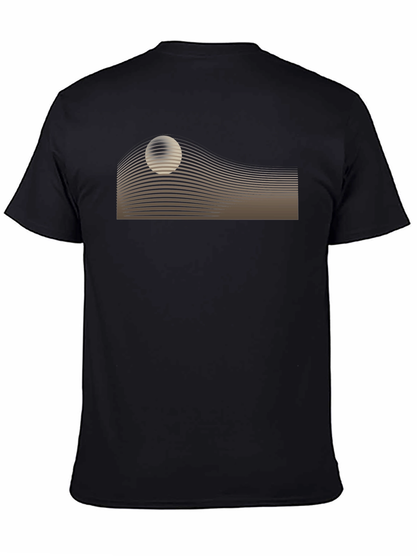 Retro Black T-Shirt with Graphic Design