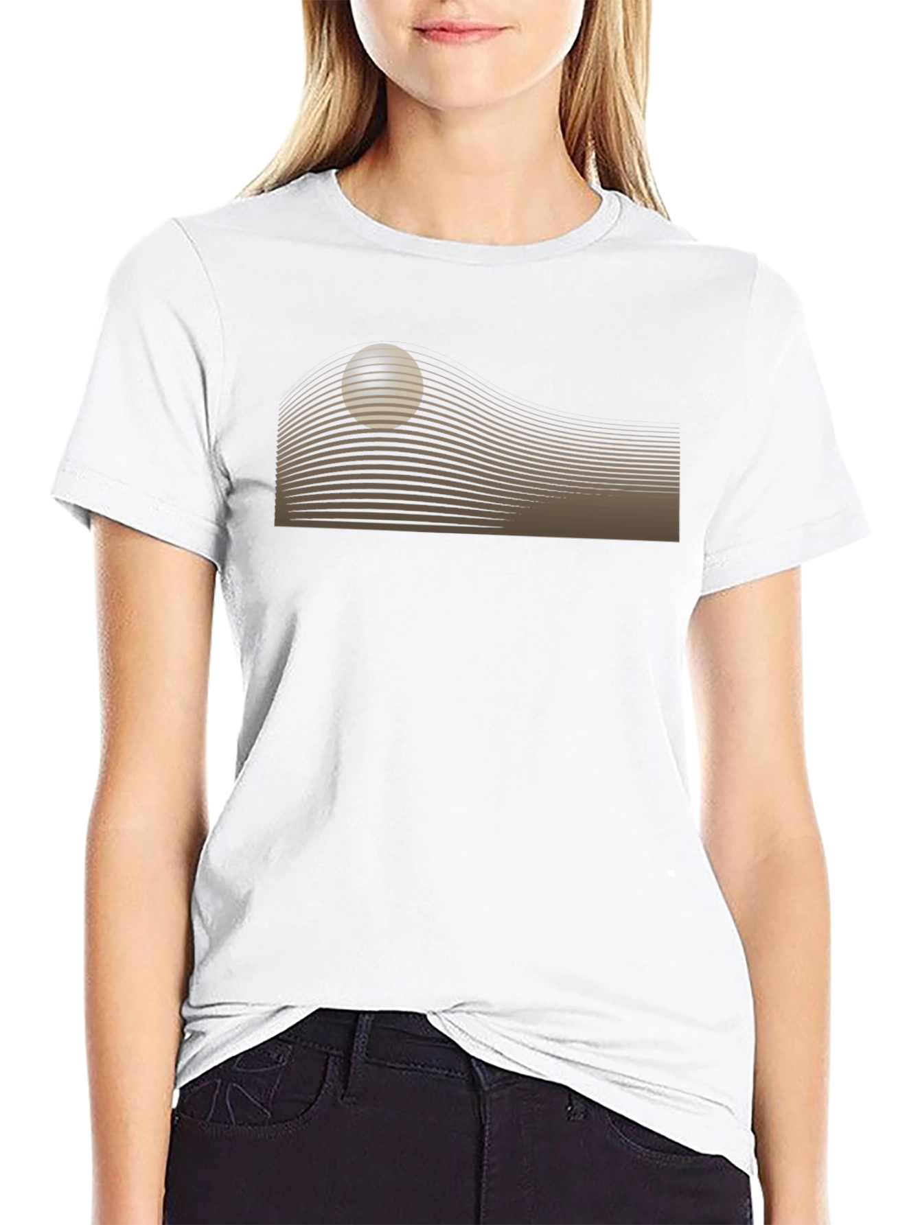 Retro Black T-Shirt with Graphic Design