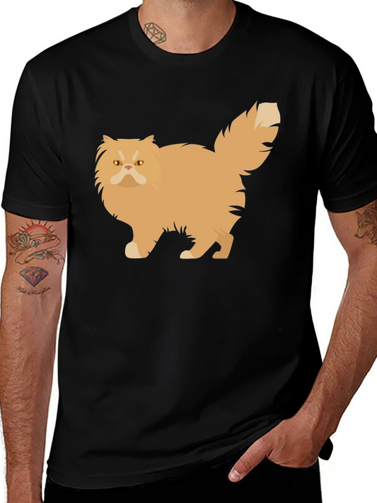 Cat Graphic T-Shirt - Soft Cotton Blend