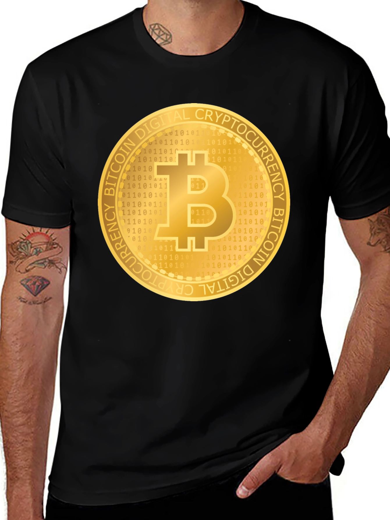 Bitcoin Digital Cryptocurrency T-Shirt