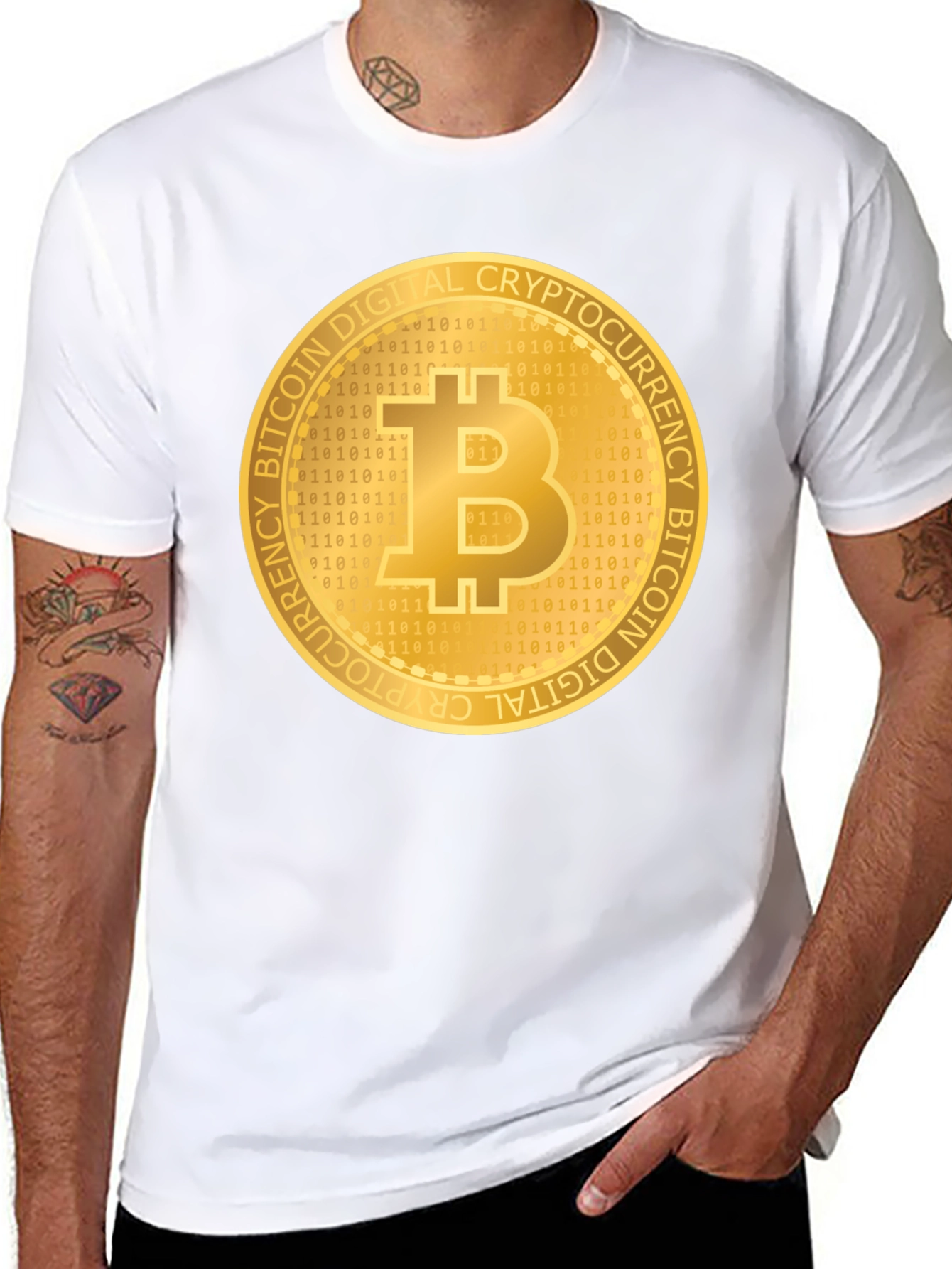 Bitcoin Digital Cryptocurrency T-Shirt