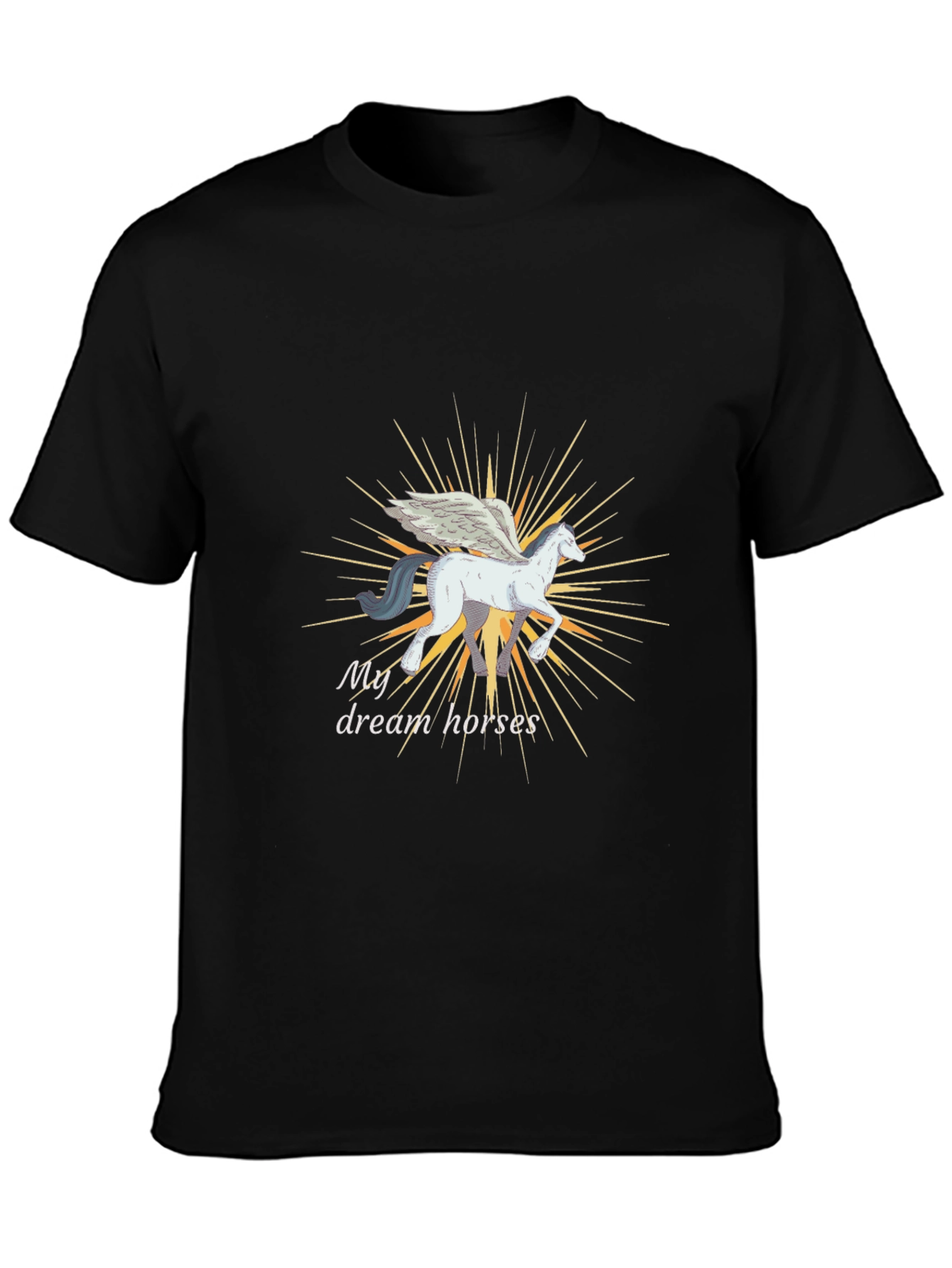My Dream Horses T-Shirt - Pegasus Design