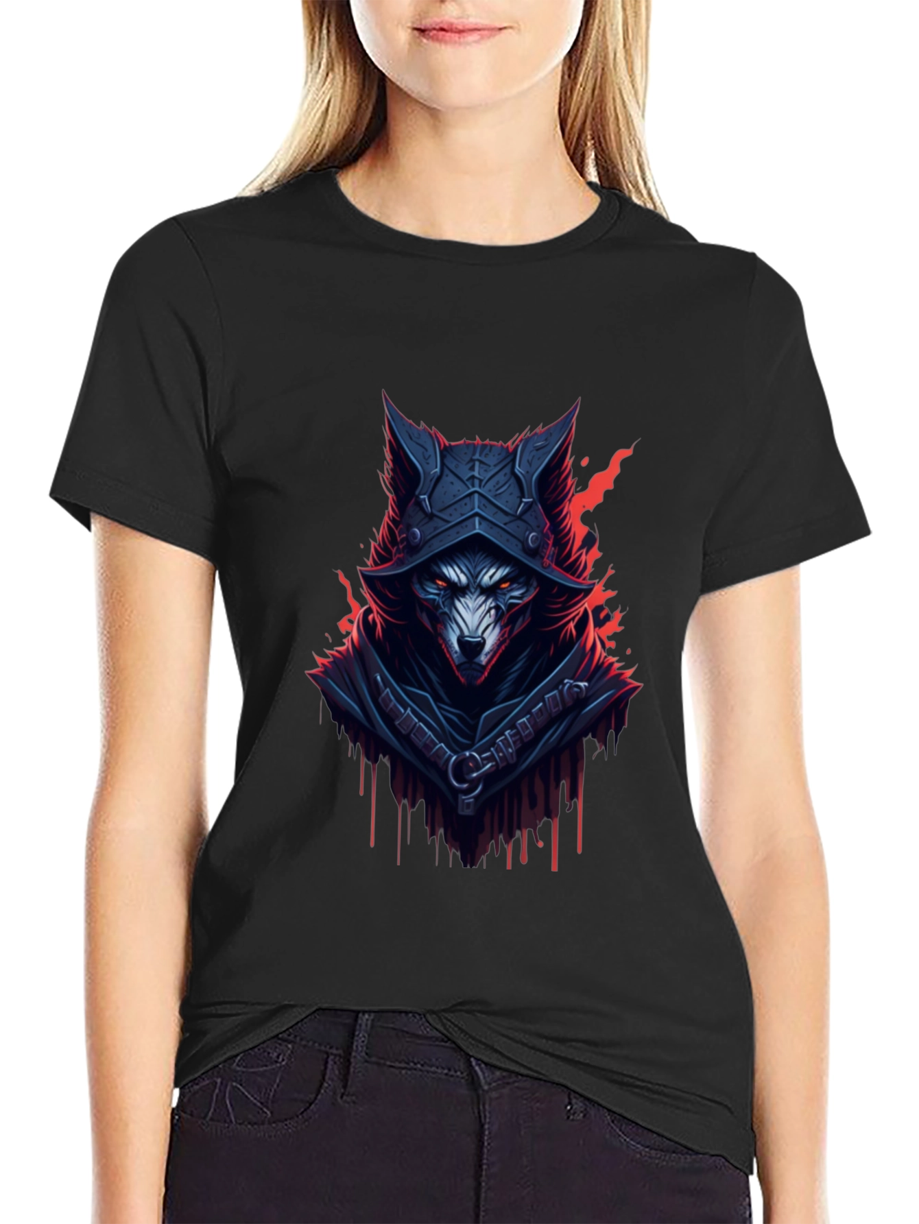 Wolf Knight T-Shirt - Mens Graphic Tee