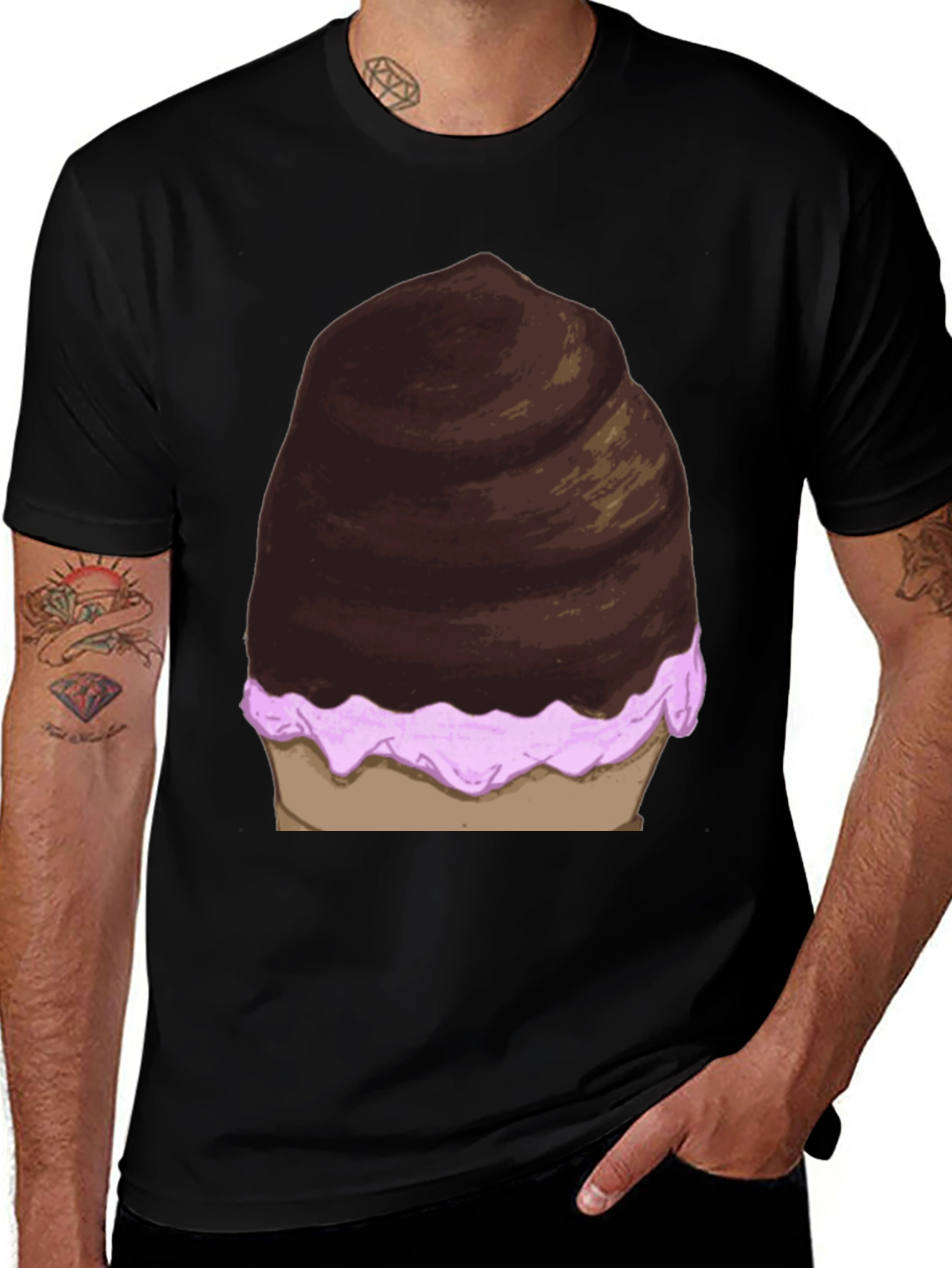 Chocolate Swirl Cupcake T-Shirt