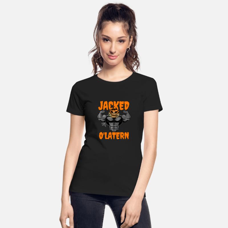 Jacked O Latern Swole Front Double Biceps