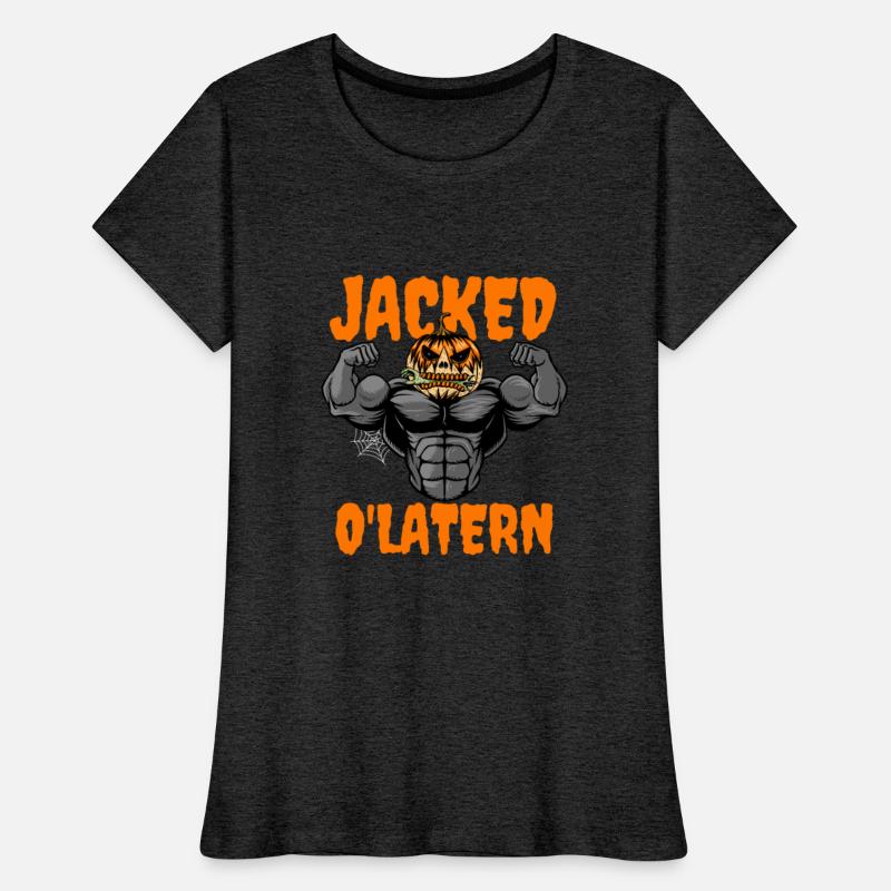 Jacked O Latern Swole Front Double Biceps