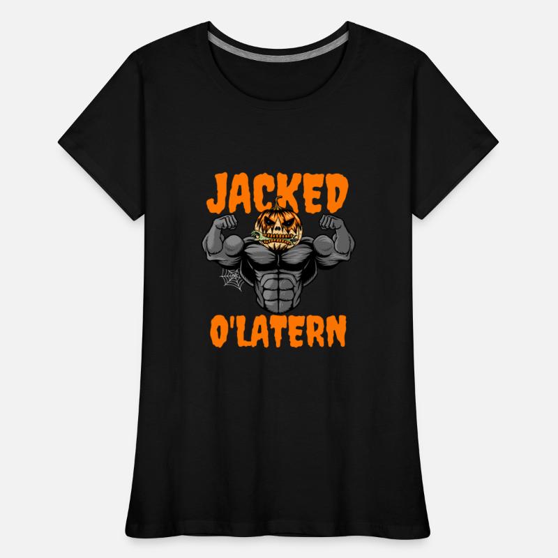 Jacked O Latern Swole Front Double Biceps